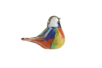 Oiseau en verre "Coloré" VE 4877 5