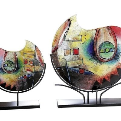 Vase décoratif d'art en verre ColorConfuso888