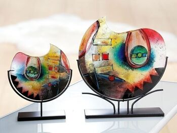 Vase décoratif d'art en verre ColorConfuso888 2