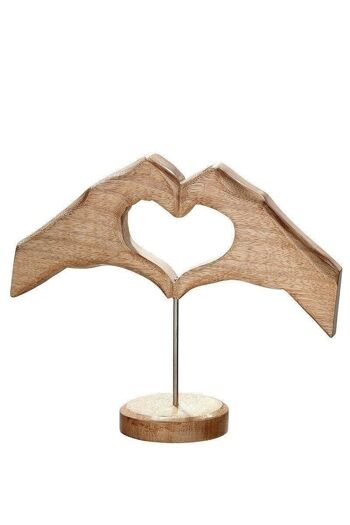 Coeur de main en bois VE 4954 2