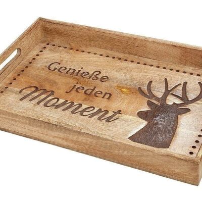 Wooden decorative tray "Deer" VE 2990