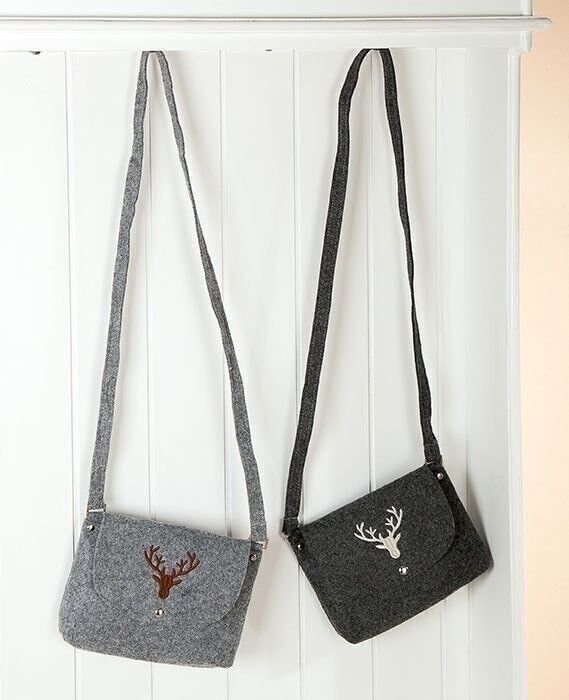 Borsa a tracolla in feltro cervo VE 4 so1009