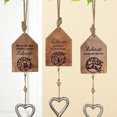 Wooden hanging messages "Home" VE 9 so1095