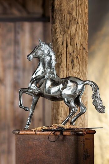 Cheval de sculpture en aluminium 1127 3