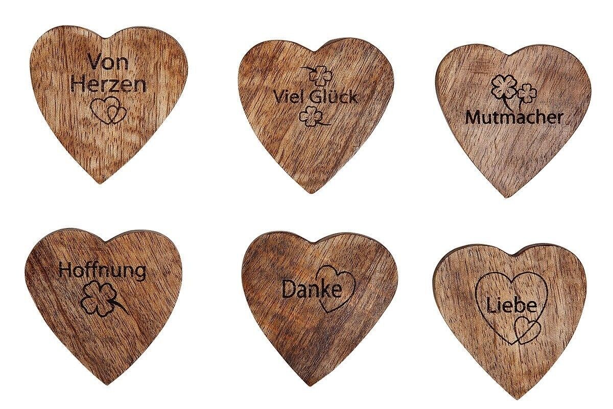 Corazón halagador de madera diciendo VE 24 so1164