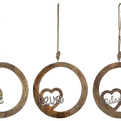 Wooden hanger Love/Home/Relax VE 6 so1167