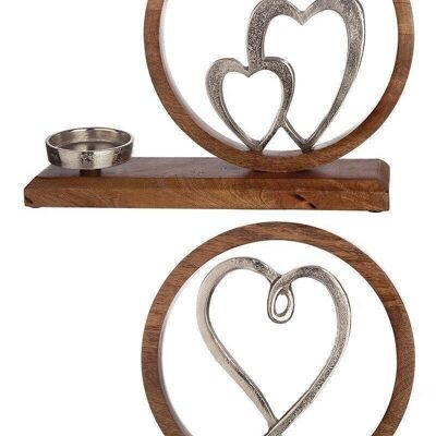 Aluminum tealight circle "Hearts" VE 2 so1186