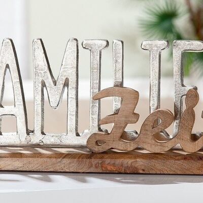 Aluminum lettering "Family time" VE 21193