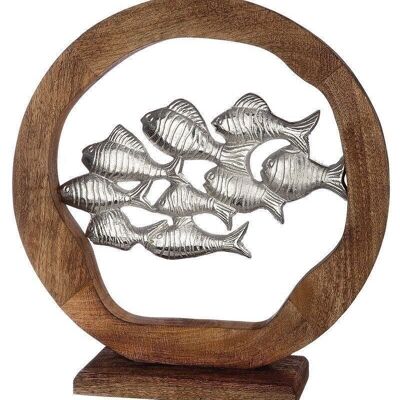 Wooden Ring "School of Fish" 1206