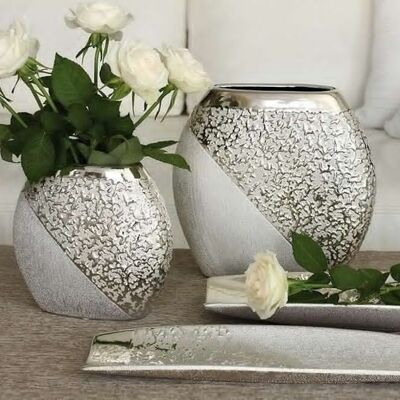 Ceramic round vase "Grace" VE 41221