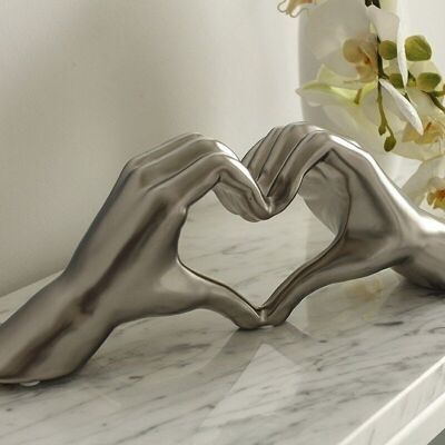 Keramik Hand "Heart" VE 41232