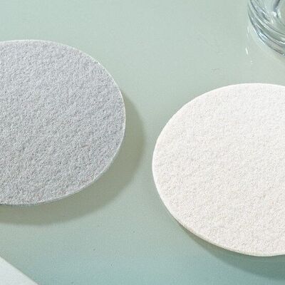 Felt coasters round 3mm VE 241278