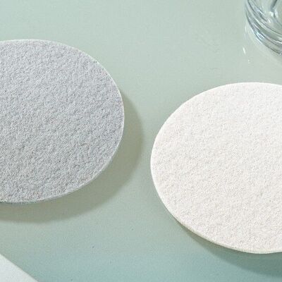 Felt coasters round 3mm VE 241279