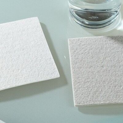 Felt coasters square 3mm VE 241283