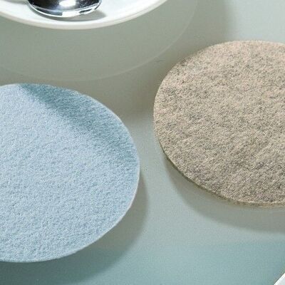 Felt coasters round 3 mm VE 241286