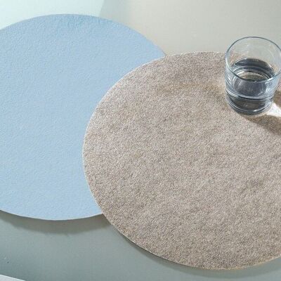 Felt placemat round 3 mm VE 161289