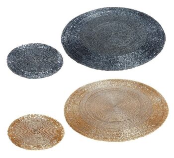 Sous-verres perles de verre VE 12 1304 2