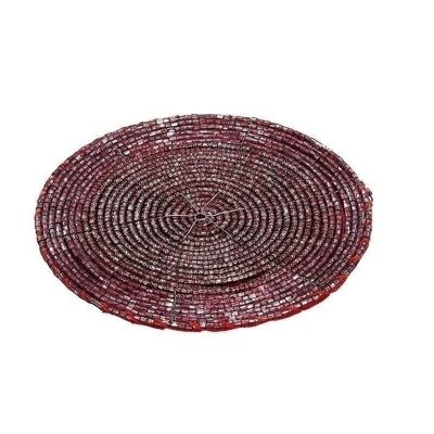 Glass coasters glass beads VE 12 1310