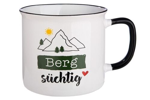 Keramik Tasse "Berg süchtig" VE 61554