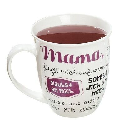Porcelain jumbo cup "Mom, you are... VE 61601