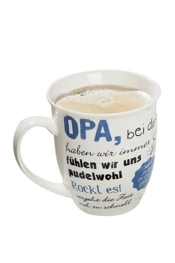 Tasse jumbo en porcelaine "Papy, avec toi .. VE 61604 2