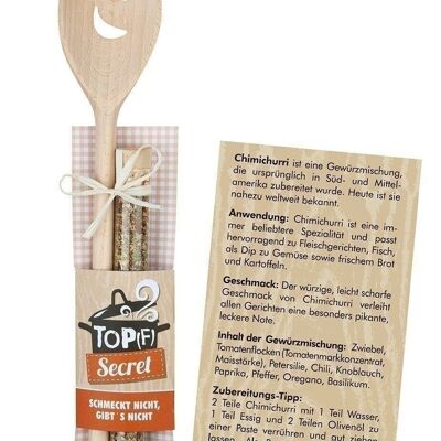Wooden cooking spoon + spice mix VE 61612