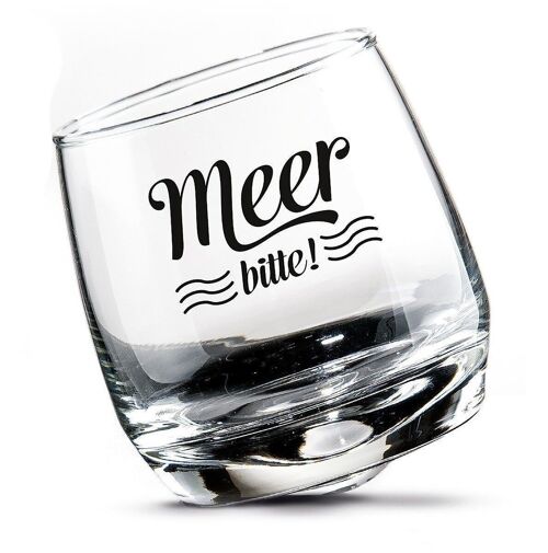 Glas Wackelglas "Meer" 2er-Set VE 31631