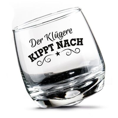 Juego de 2 vasos de vidrio tambaleantes "Klug" VE 3 1633