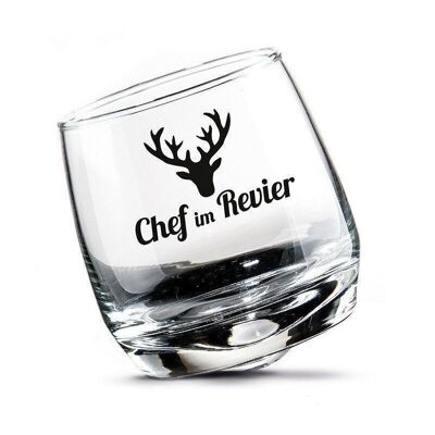 Glas Wackelglas "Chef" 2er-Set VE 31677