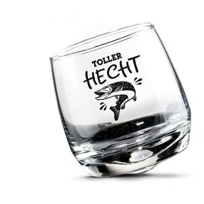 Glas Wackelglas "Hecht" 2er-Set VE 31678