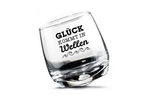 Glas Wackelglas "Glück" 2er-Set VE 31680