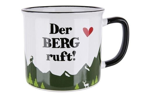 Keramik Tasse "Der BERG ruft!" VE 61681