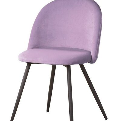 Chaise en bois "Meran" lilas/gest. PU 21705