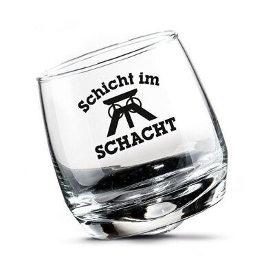 Glas Wackelglas"Schicht"2er-Set VE 31713