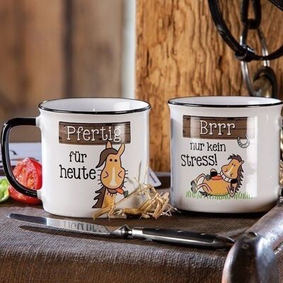 Tasse en céramique "Prêt pour aujourd'hui" VE 61726