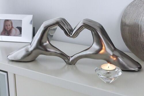 Ceramic large hand "Heart" VE 21728