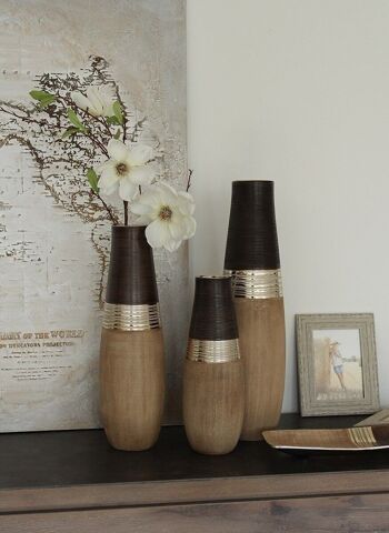 Vase conique en céramique "Bradora" VE 21783 3