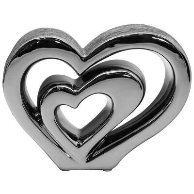 Corazón doble de cerámica "Vulcanos" VE 41801
