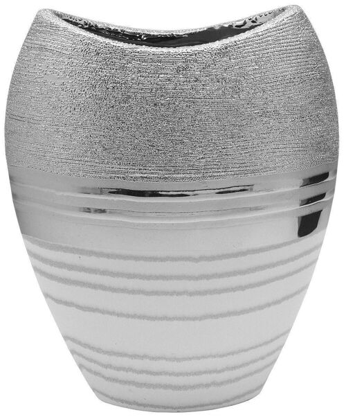 Keramik ovale Vase "Lavena" VE 21817