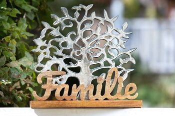 Arbre de vie en aluminium "Famille" 1840 3