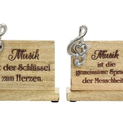 Holz Botschaften "Musik" VE 8 so1904