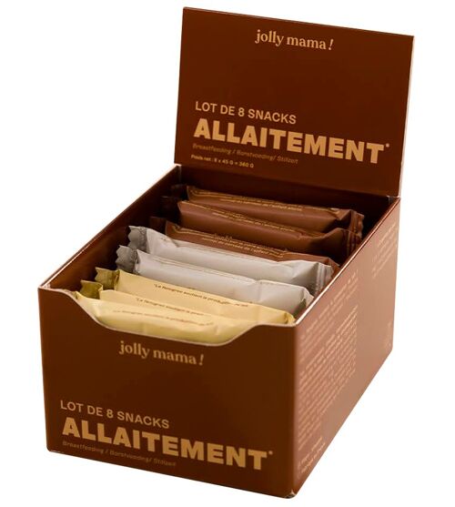 Pack Allaitement - 8 snacks pour l'allaitement