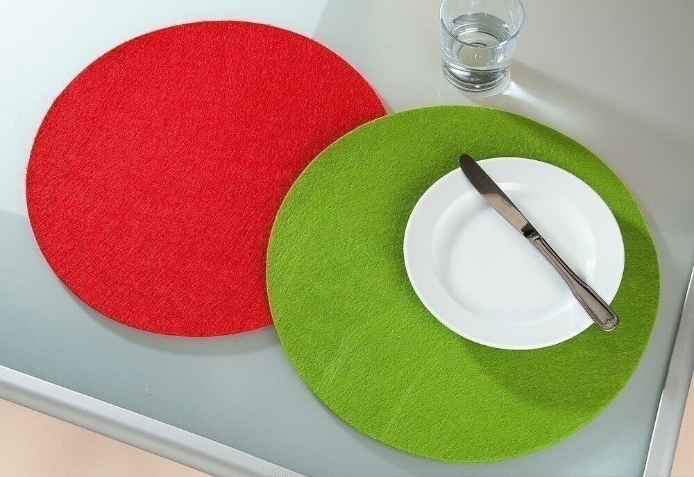 Felt placemat round VE 161934