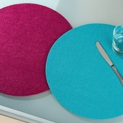 Felt placemat round VE 161936