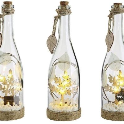 Bouteille de champagne en verre 5-LED po.wood VE 18 so2029