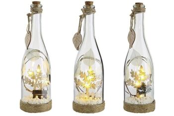 Bouteille de champagne en verre 5-LED po.wood VE 18 so2029 1