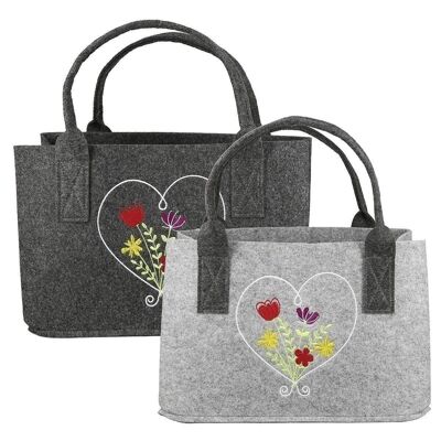 Felt bag flower meadow VE 4 so2135