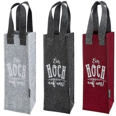 Felt wine bottle bag VE 6 so2139