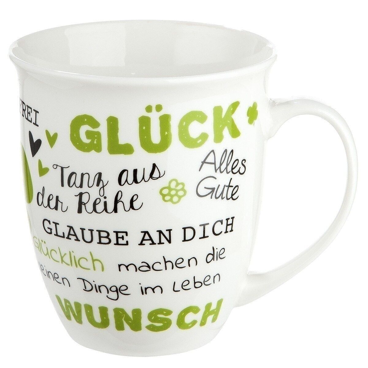 Tazza jumbo in porcellana "Glück" VE 62195