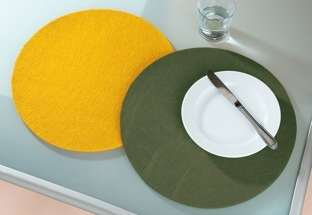 Tovaglietta in feltro tonda VE 162200